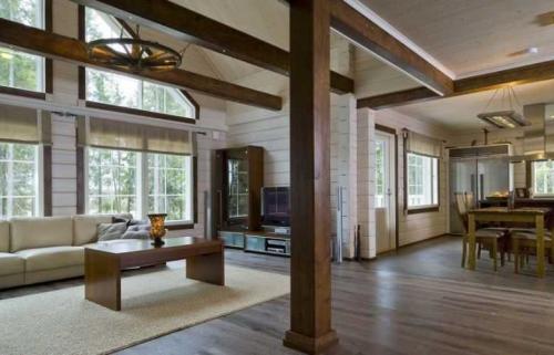 Обои в деревянном доме. О различных категориях обоев 12