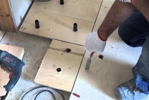 Какие недостатки имеют регулируемые лаги. Регулируемый пол на фанере