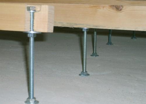 Достоинства и недостатки регулируемых лаг. Технология устройства пола регулируемого по лагам