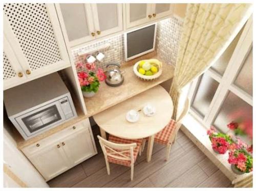 Выдвижная столешница на кухне. Выдвигающийся стол для кухонной комнаты