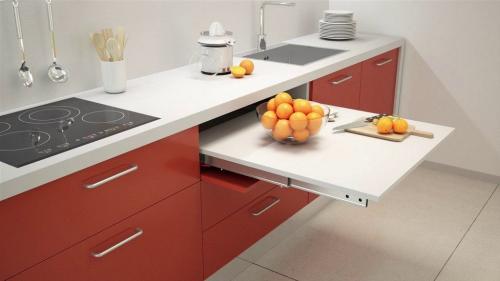 Выдвижные столешницы своими руками. Выдвижные столы из-под столешницы для кухни