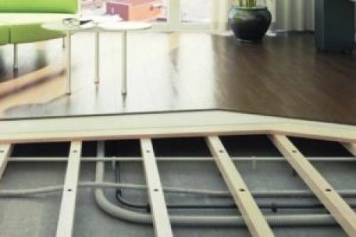 Регулируемые полы на пластиковых болтах. Механизм