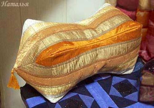 Сшить своими руками подушки в восточном стиле. Основы рукоделия Основы > Основы шитья > Аксессуары > Подушка-конверт в восточном стиле 13