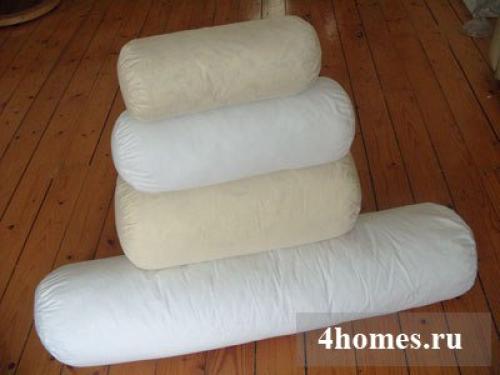 Как сшить валик для дивана. Диванная подушка-валик своими руками