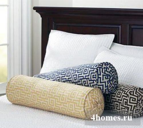 Как сшить валик для дивана. Диванная подушка-валик своими руками