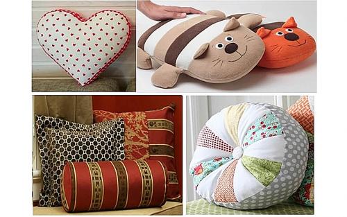 Виды диванных подушек. Виды декоративных подушек и использование их в интерьере