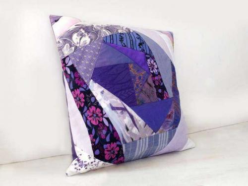 Диванные подушки из лоскутков своими руками. Новогодний подарок без затрат: лоскутная подушка своими руками