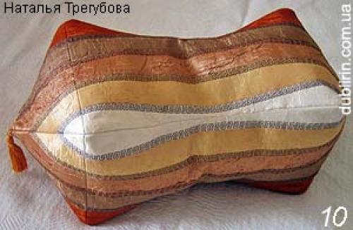 Декоративные подушки-валики своими руками 36 Декоративные подушки-валики своими руками 36