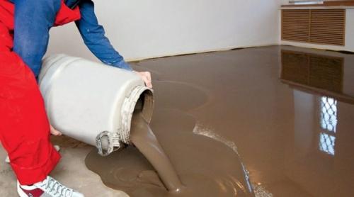 Выравнивание пола под ламинат. Самовыравнивающиеся наливные полы