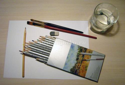 Как нарисовать АКВАРИУМ с рыбками. Рисуем АКВАРИУМ 06