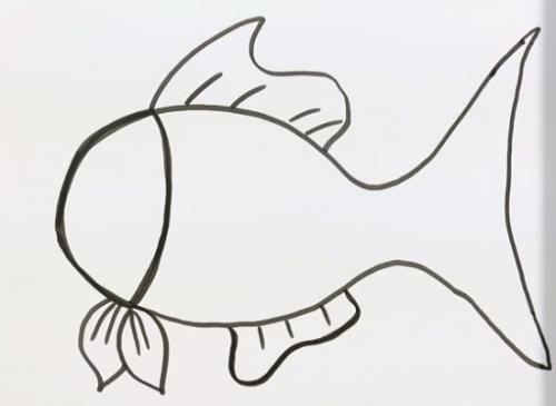 Рисунки рыбы для срисовки помогут детям научиться рисовать. Рыба рисунок для детей поэтапно карандашом