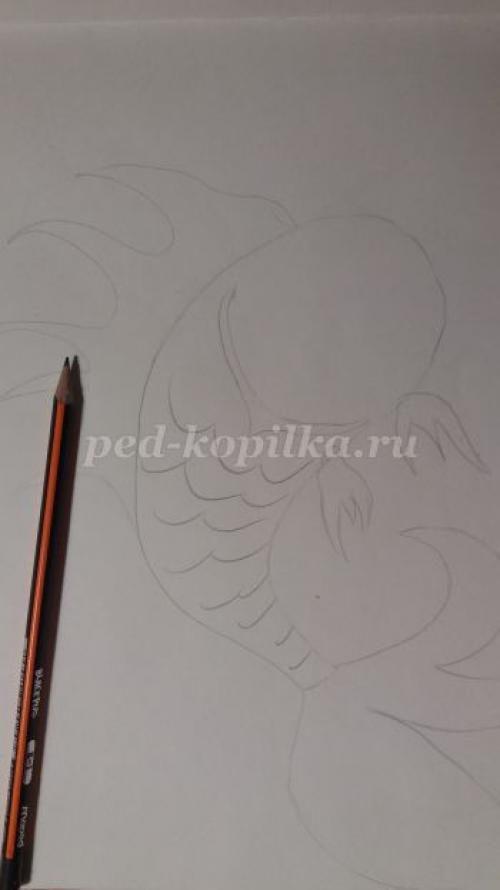 Аквариум рисунок для детей карандашом. 5 занятие. Рисуем АКВАРИУМ 19