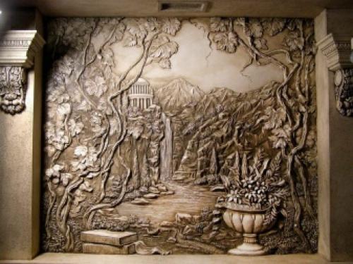 Барельеф на стене своими руками. Общая технология создания барельефа 22