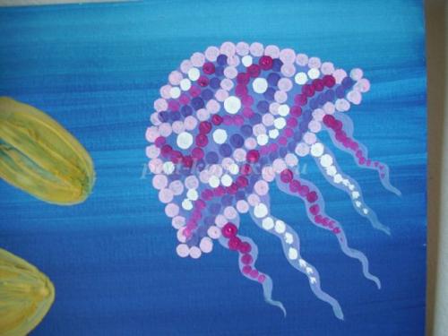 Как нарисовать подводный мир красками. Мастер-класс с фото 08 Как нарисовать подводный мир красками. Мастер-класс с фото 08