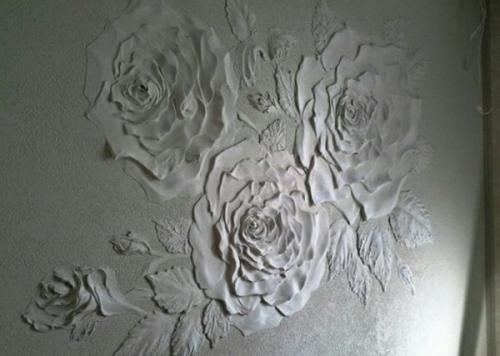 Барельеф на стене из шпаклевки. Как сделать барельеф своими руками пошагово на стену