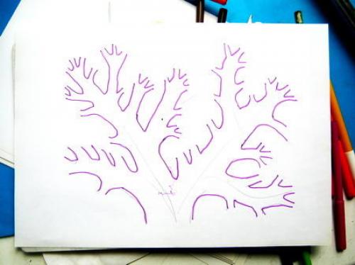 Как нарисовать водоросли. Морское дно рисунок — актиния и кораллы