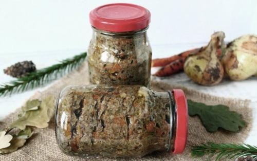 Что нужно для приготовления грибной икры со сладким перцем на зиму. Икра из вареных грибов на зиму: 9 вкусных рецептов в банках и для заморозки