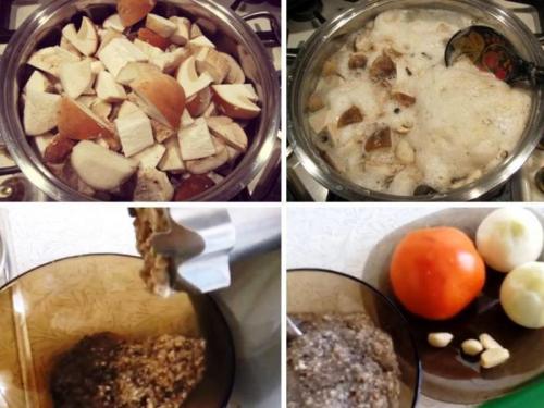 Грибная икра с чесноком и помидорами. Грибная икра из варенных грибов: самые вкусные рецепты на зиму