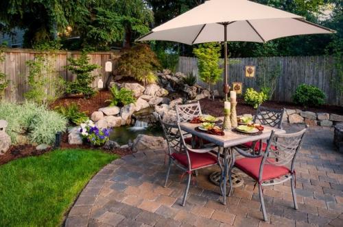 Как спланировать сад на небольшом участке. Зонирование участка 05