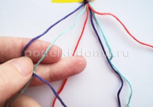 Какие техники используются для создания бус из ниток