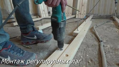 Что такое регулируемый пол. Мастер класс, технологии отделки, регулируемые полы