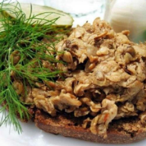 Икра из белых грибов с морковью и луком. Икра из белых грибов