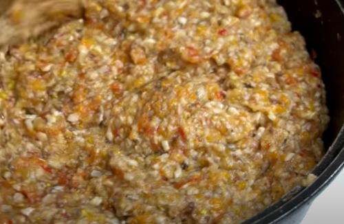 Грибная икра на зиму с морковью и луком. Грибная икра с овощами 04