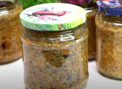 Грибная икра на зиму с морковью и луком. Грибная икра с овощами 05